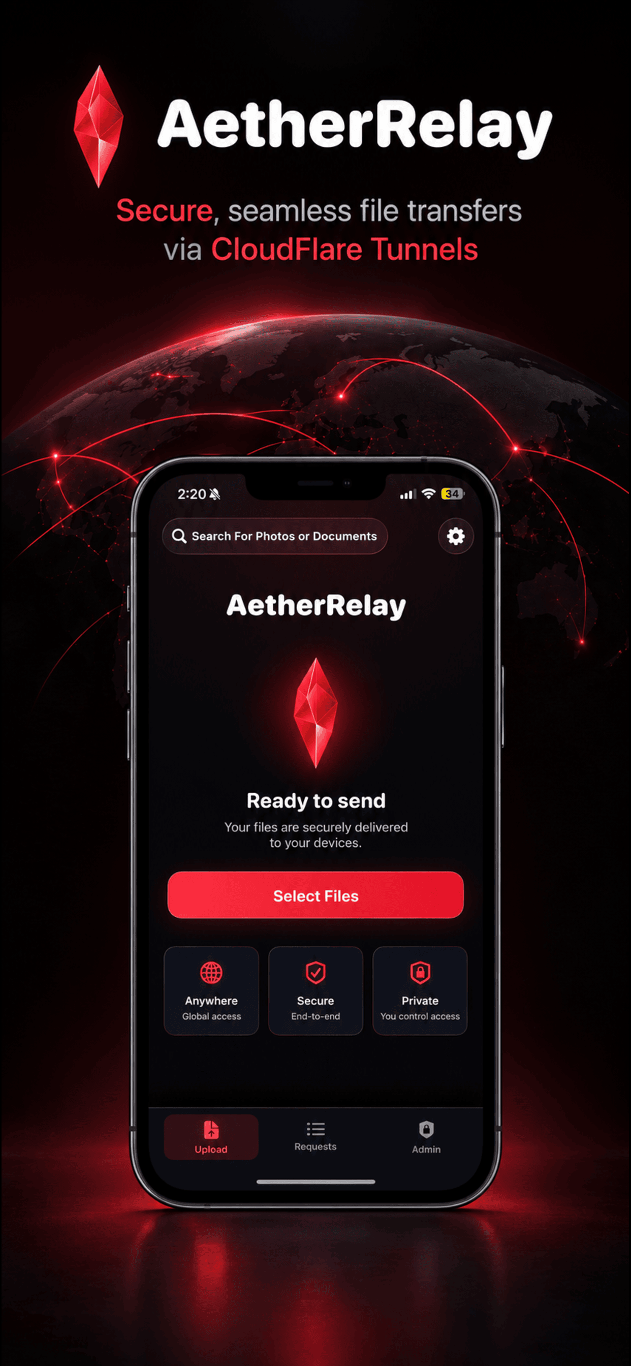 AetherRelay iOS Experience